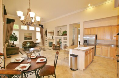 Kitchen and family Room