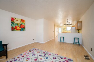 Open living room kitchen