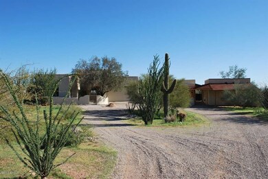 Front of Home with Horse Set-up