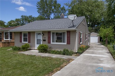 New concrete driveway
