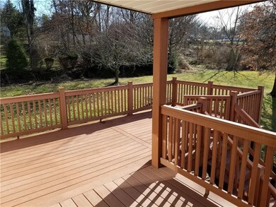 Newer composite deck overlooks the huge level back