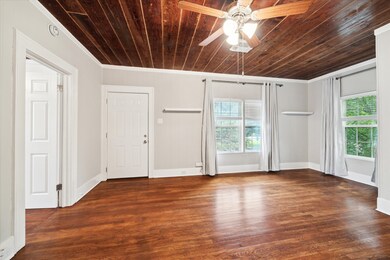 The view walking into the living room. This space