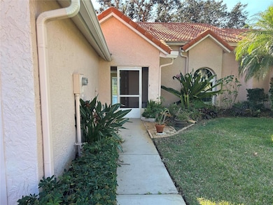 Sidewalk to screened front patio