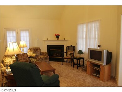 Living Room - Cathedral Ceiling, French Doors, Cor