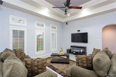 View from dining.  Notice the windows looking out into the back yard.  One bedroom is off the living with a full bath.