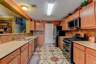 Plenty of cabinets with almost new appliances