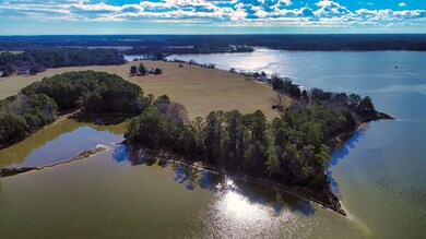 Aerial view of the property