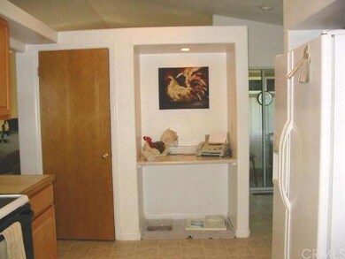 Phone center and pantry in kitchen