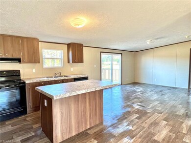 kitchen and den