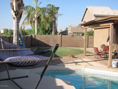 back kyard and pool