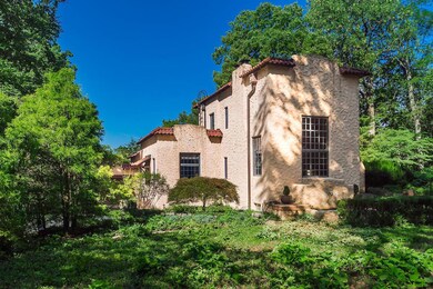 Stucco and copper gutters