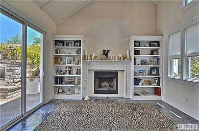 Fantastic living room with oversized fireplace, sh