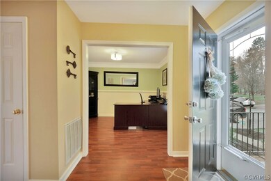 Foyer at Front Door - View into Dining Room (Curre