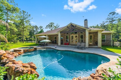 Quick sneak-peak to the Saltwater pool (fully heated) with a long, shaded patio cover.