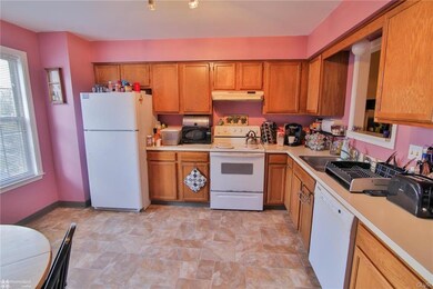 Large eat-in kitchen.