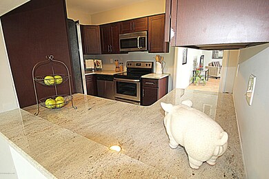 View of granite counter