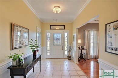 Foyer Entrance Features Coat Closet, Ceramic Tile 