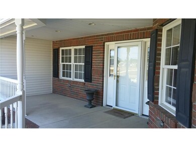 Front door leading into the foyer.