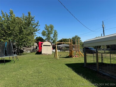 shed and swing set