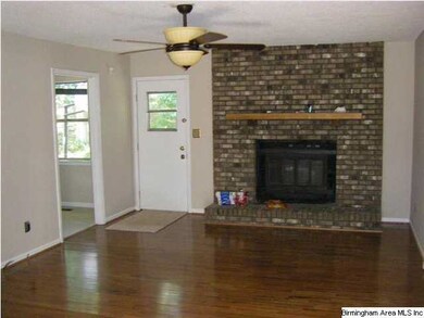 New hardwoods and a fireplace