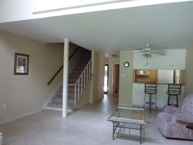 Living Room: Spacious living/dining with breakfast bar.