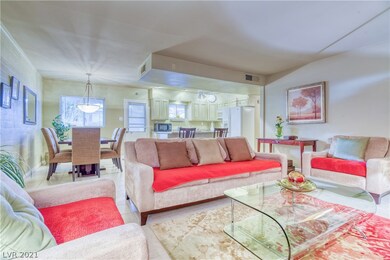 Sizable family room adjacent to island kitchen
