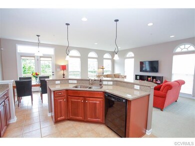 Tons of natural light in the kitchen and family ro
