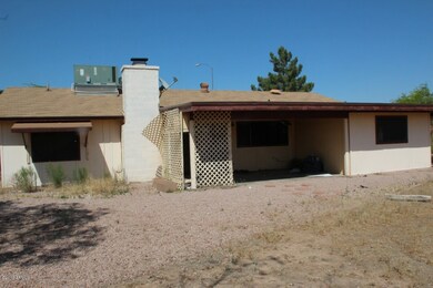 rear of home