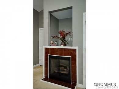 Gas Fireplace with TV nook