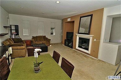 View of dining room and living room