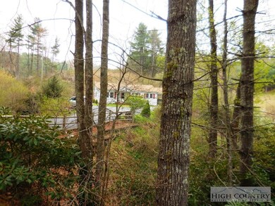 Looking from the road to the house.