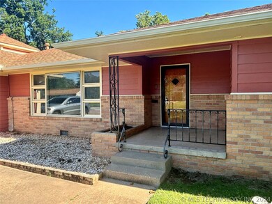 Front porch entry of 1815 E. 10th