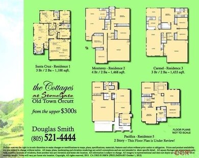 Cottages at StoneGate has 3 single story floor pla