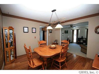 Dining Room. Spacious dining room has bamboo floor