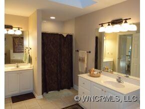 Master Bath Shower Double Sink