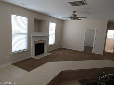 View of Family Room from Kitchen