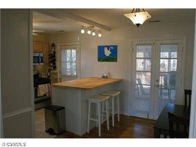 Kitchen - Newly remodeled kitchen with butcher blo