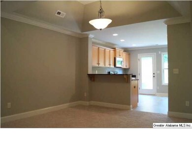 Dining Room has vaulted ceiling