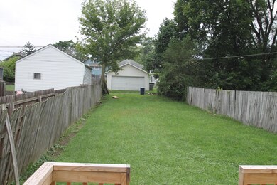 Backyard view from Kitchen