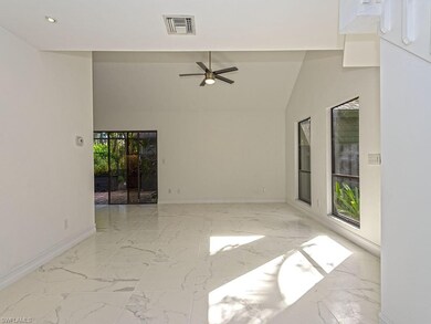 View from front door area to lanai