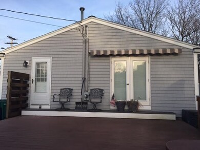 Huge deck out back
