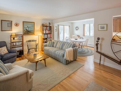 Living room and dining area