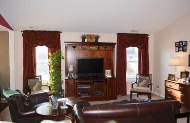 A view of the Great Room from the Entry Hall