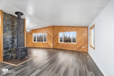 Living Room w/ Wood Stove