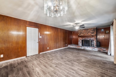 Single door leads to the garage.