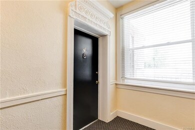 View of the Unit Door and window overlooking share
