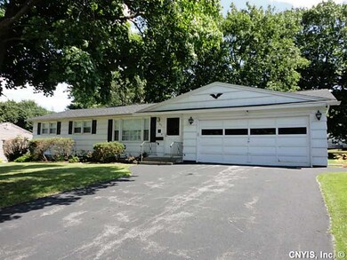 Exterior Front. 2 car garage