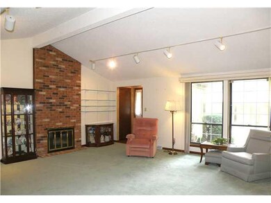 Living Room Living room view of fire place