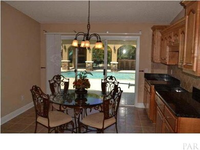 Breakfast Room With Built In Buffet And Desk Area
