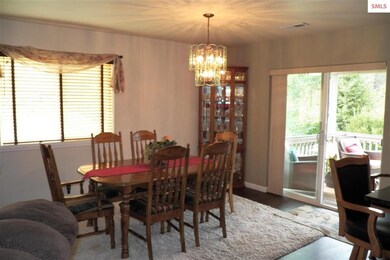 Dining Room w Sliding Glass doors out to the cover